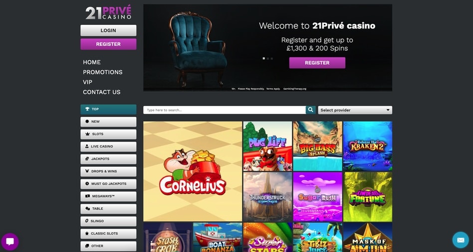 21Prive screenshot