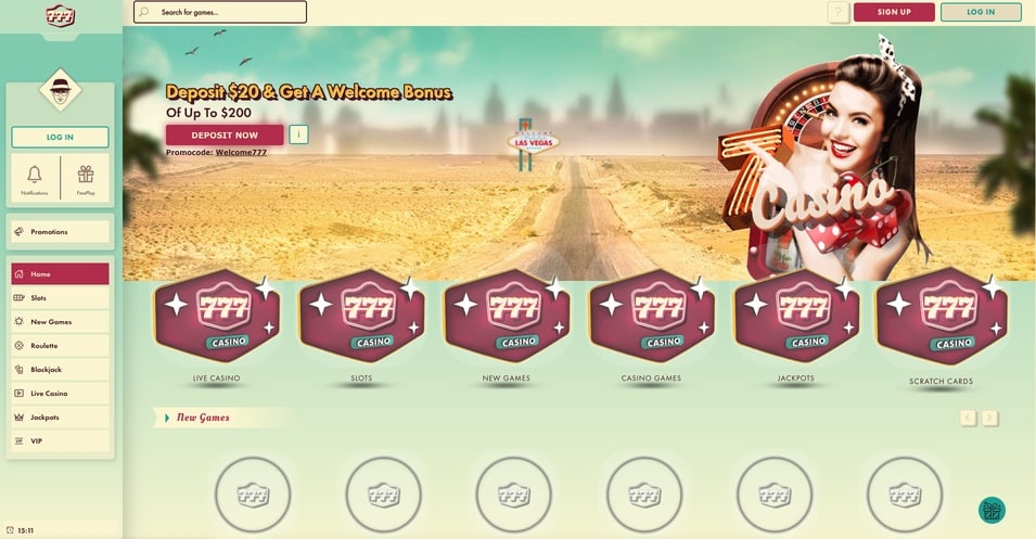 777 Casino screenshot