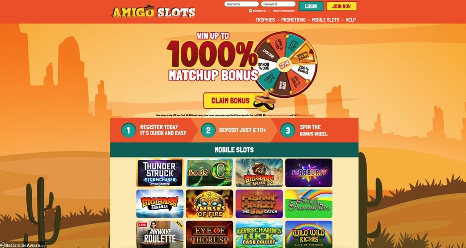 Amigo Slots screenshot