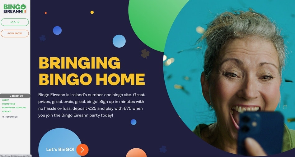 Bingo Eireann screenshot