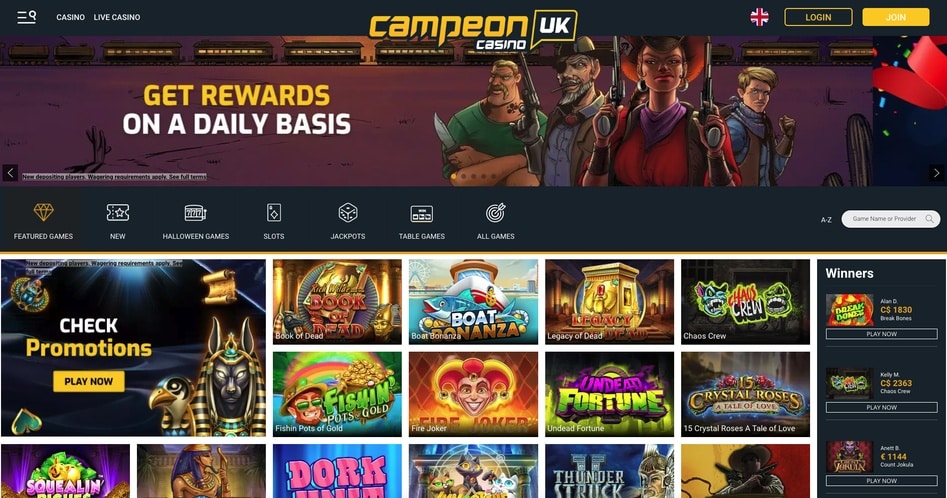 Campeon UK screenshot