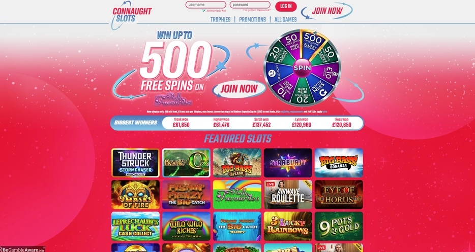 Connaught Slots screenshot