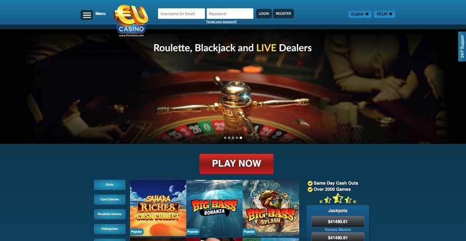 EU Casino screenshot