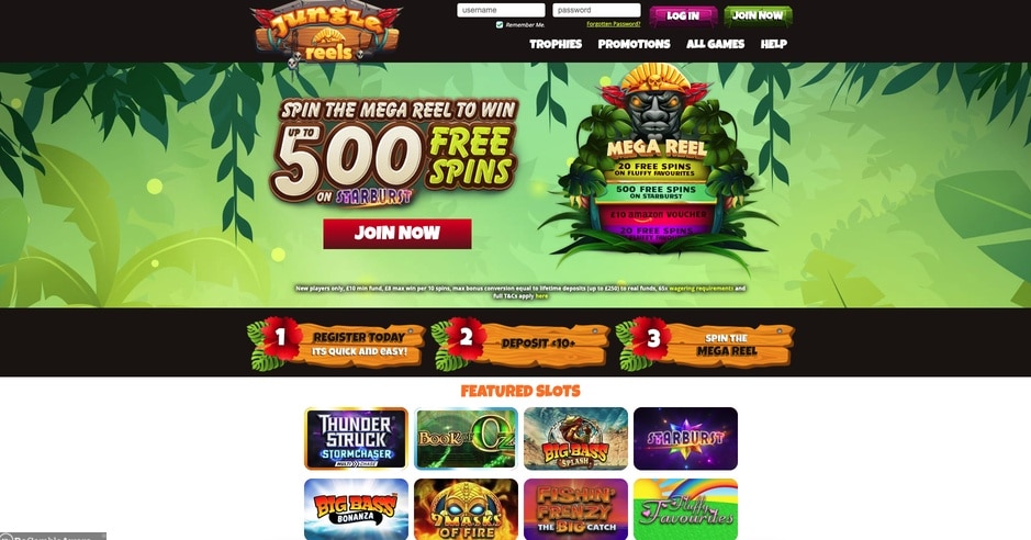 Jungle Reels screenshot