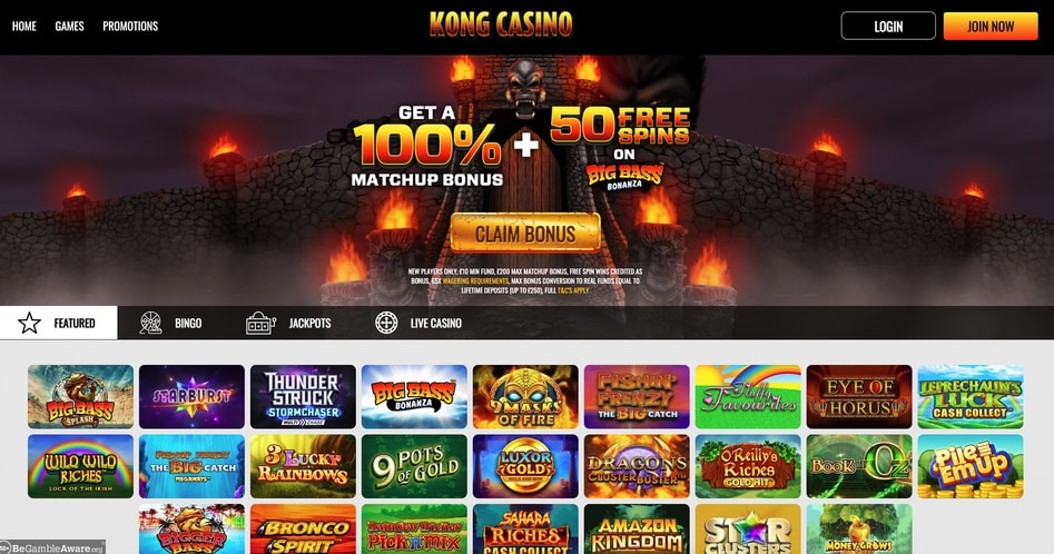 Kong Casino screenshot