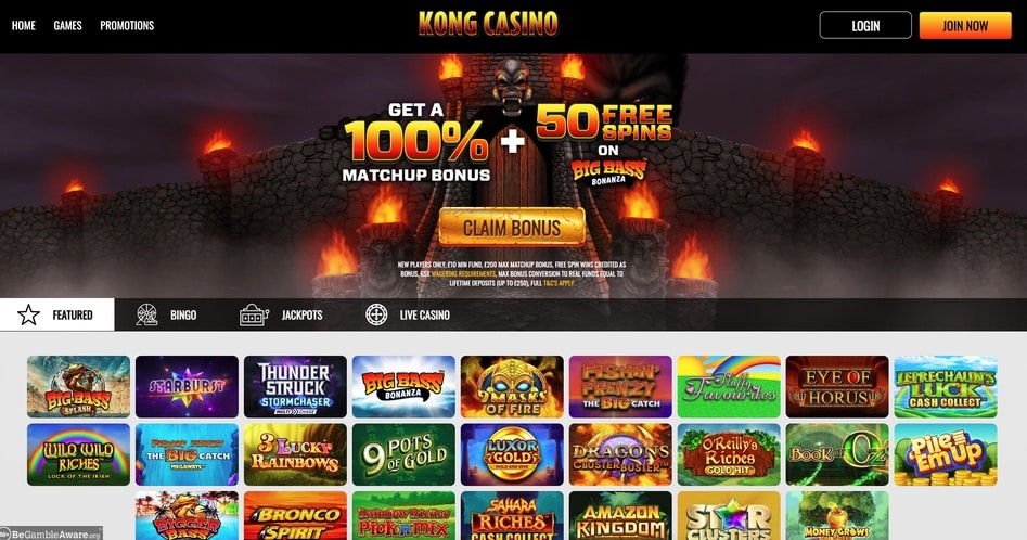 Kong Casino screenshot