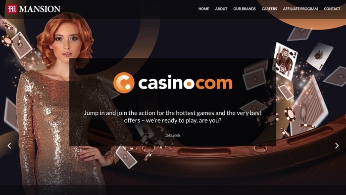 mansion europe holdings casinos screenshot