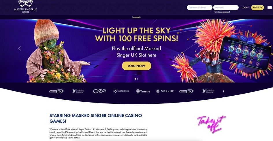 Masked Singer Games screenshot