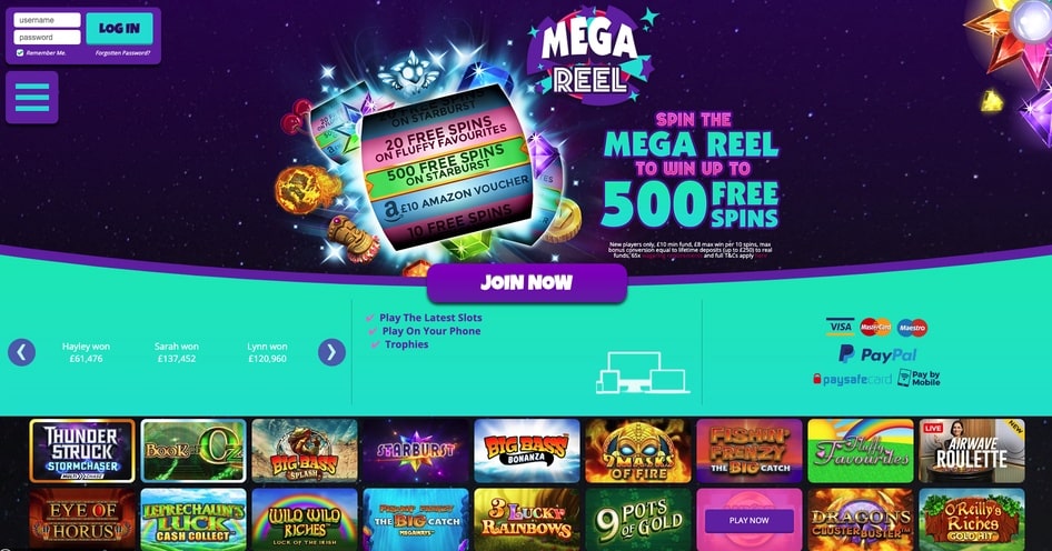 Mega Reel screenshot