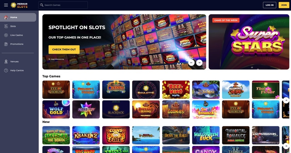 Merkur Slots screenshot