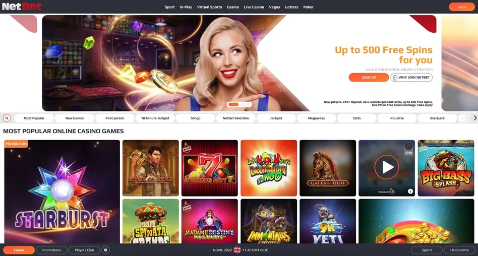 Netbet Casino screenshot