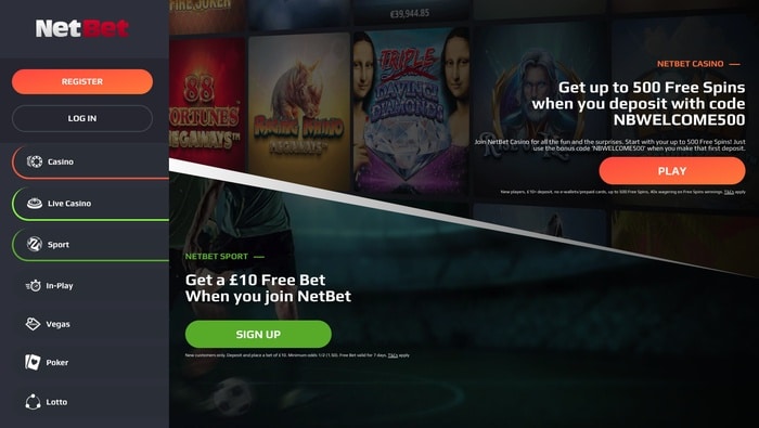 netbet enterprises casinos screenshot