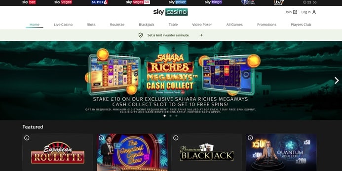 Sky Casino screenshot