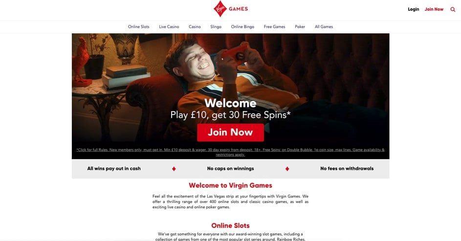 Virgin Games screenshot