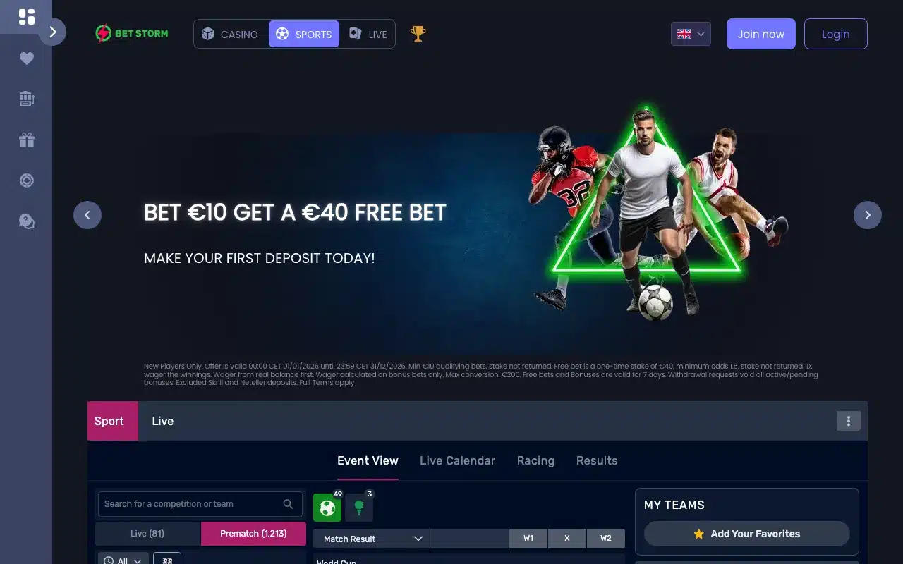 Bet Storm screenshot 2026