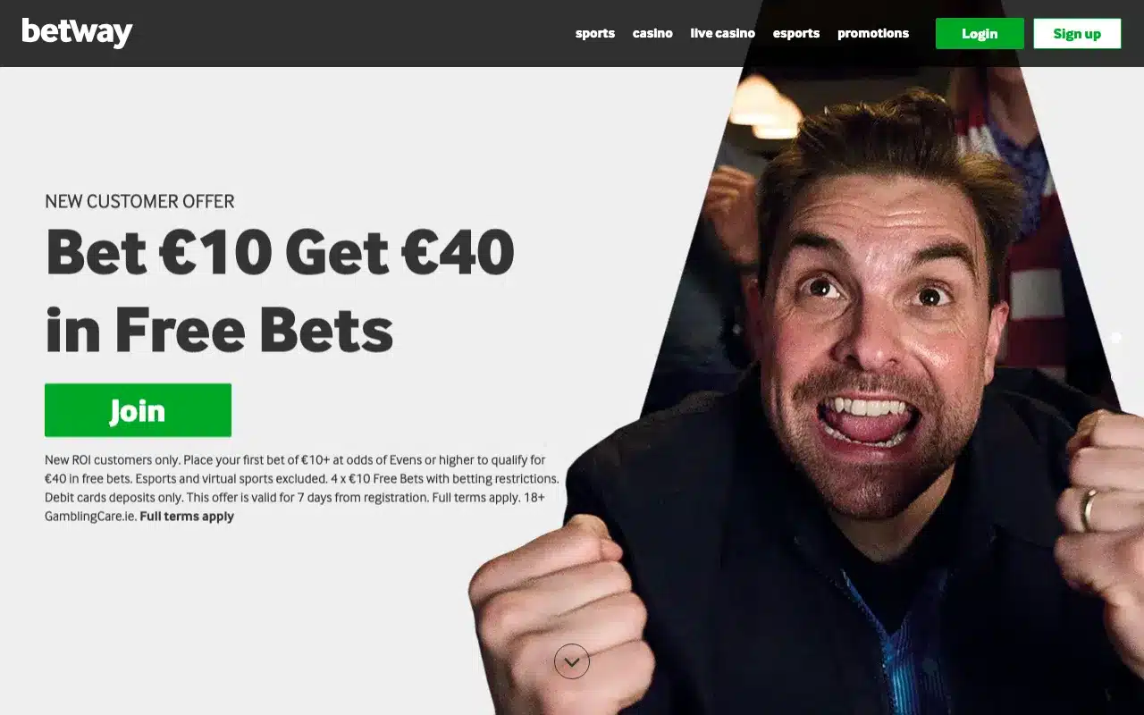 Betway screenshot 2026