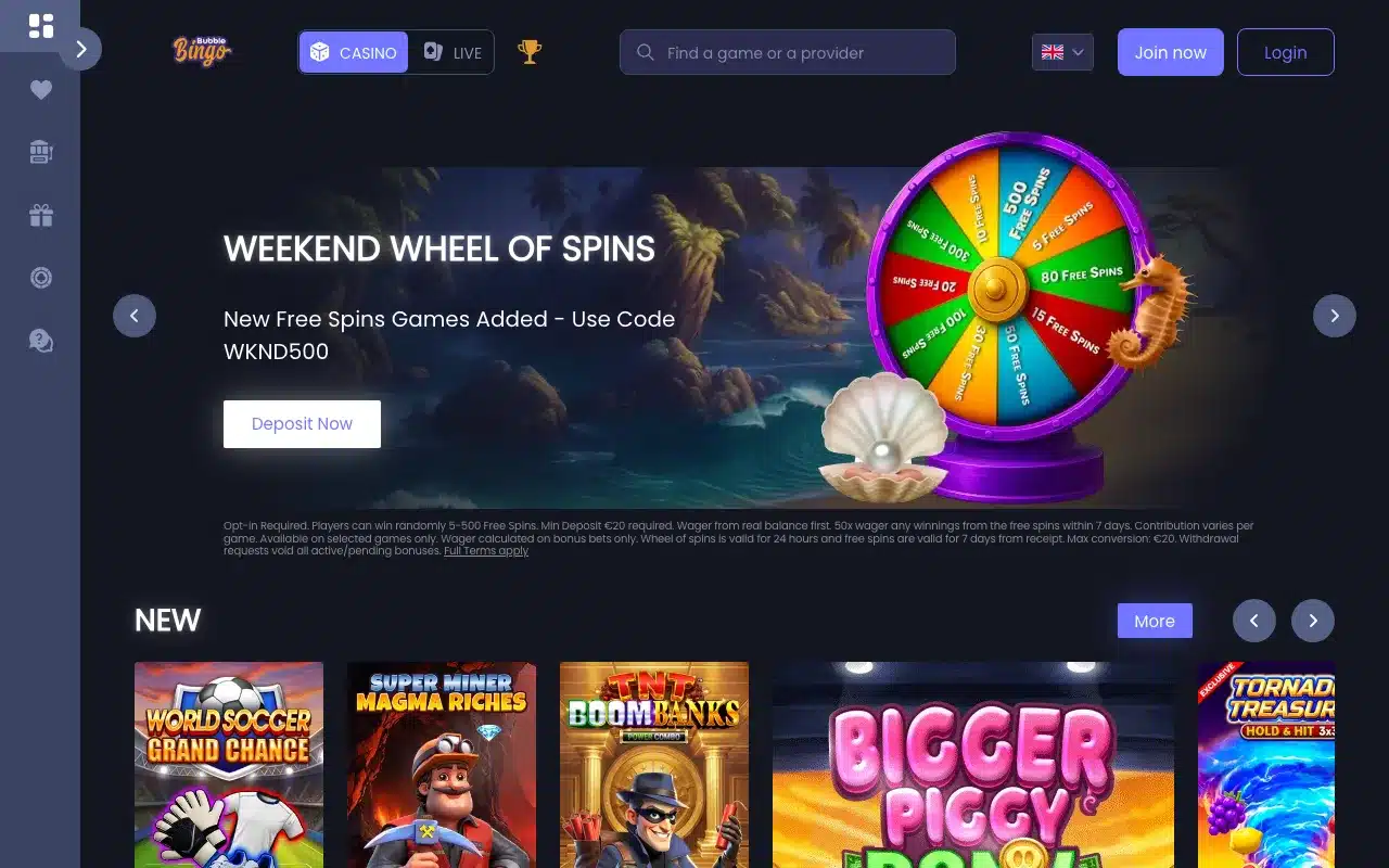 UK Bingo screenshot 2026