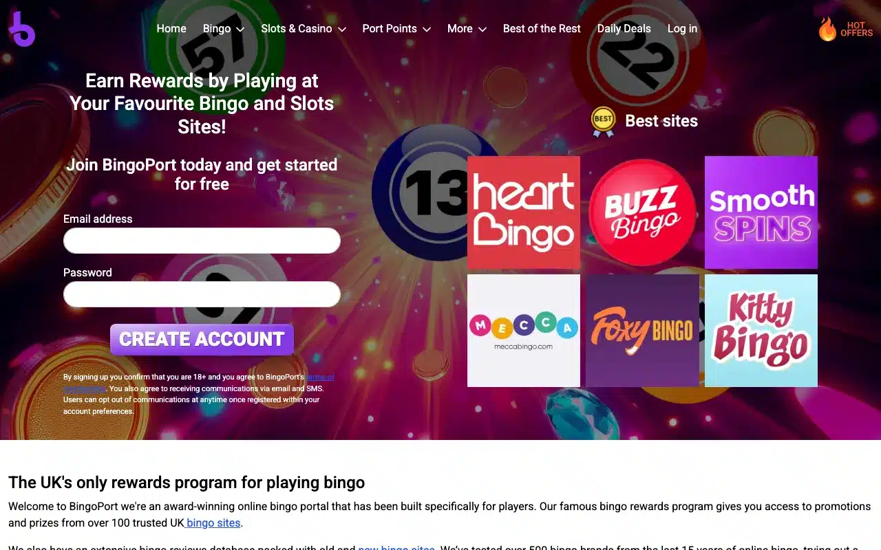 Bingo Port screenshot 2026