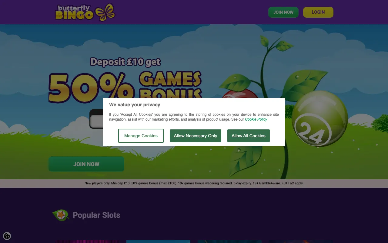 Butterfly Bingo screenshot 2026