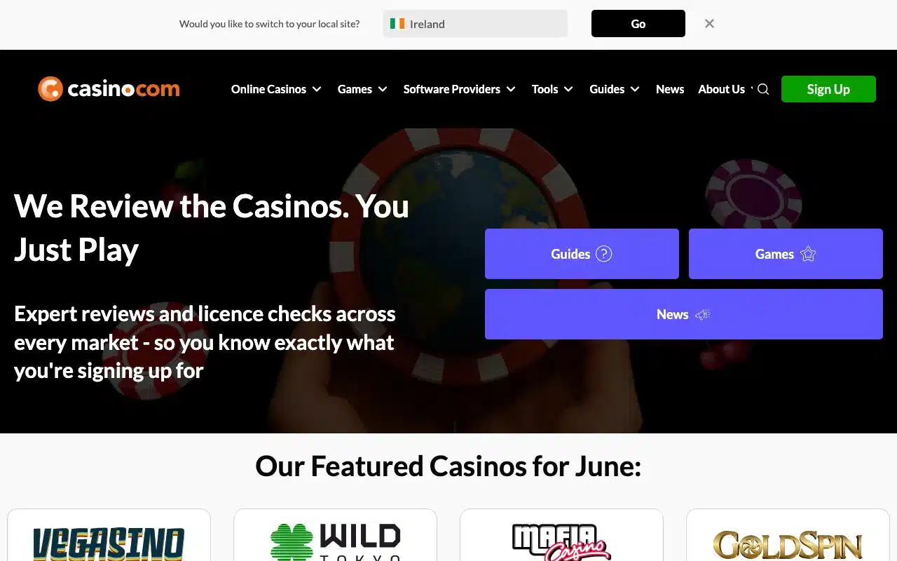 Casino.com screenshot 2026