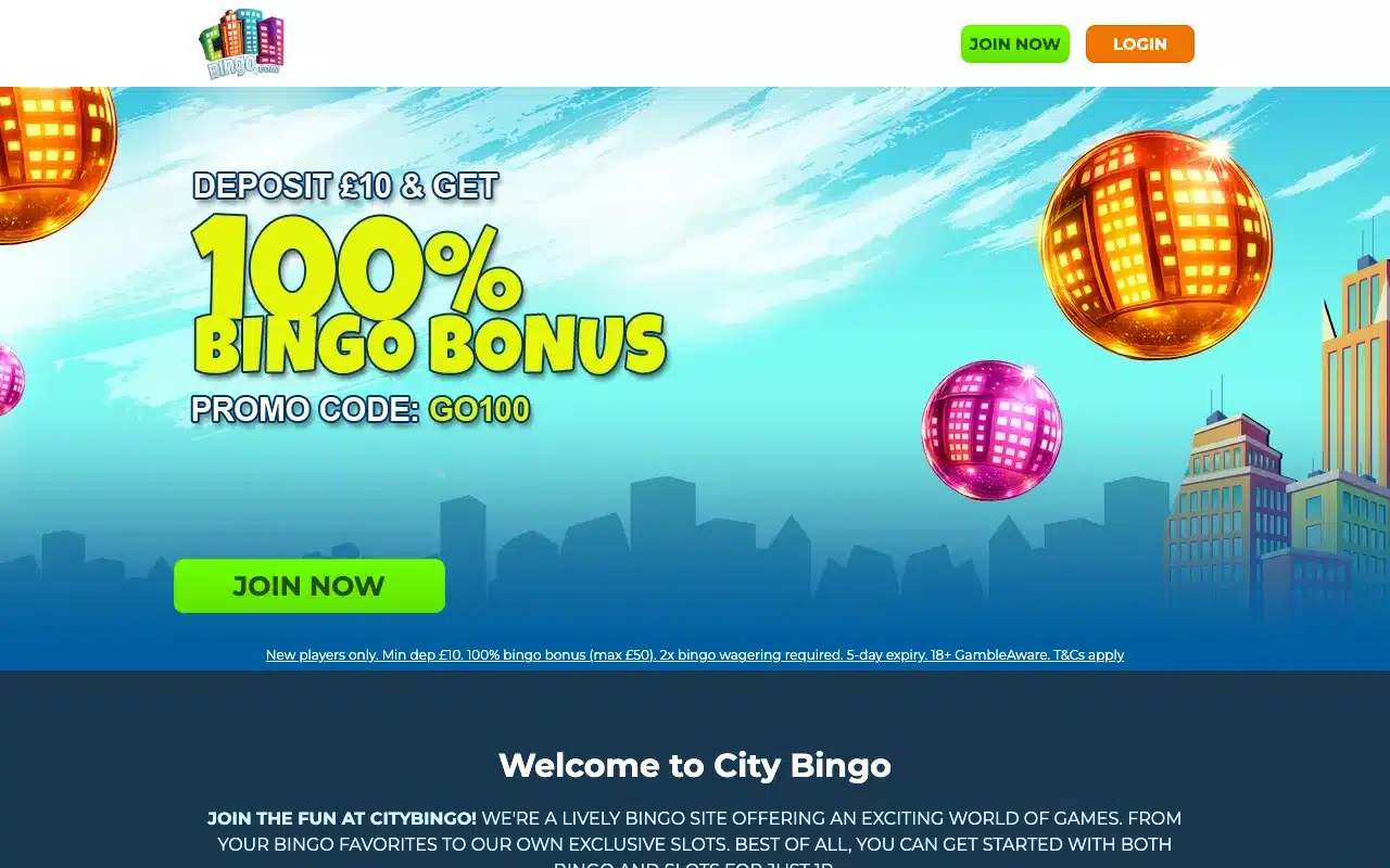 City Bingo screenshot 2026