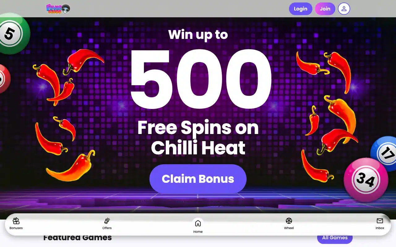 Fever Bingo screenshot 2026