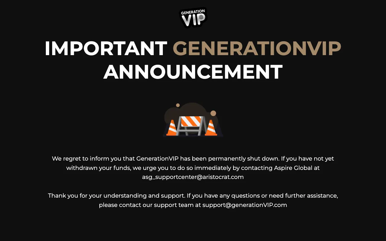 Generation VIP screenshot 2026