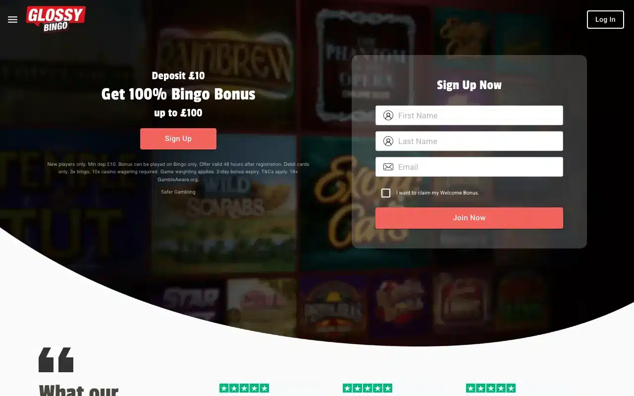 Glossy Bingo screenshot 2026