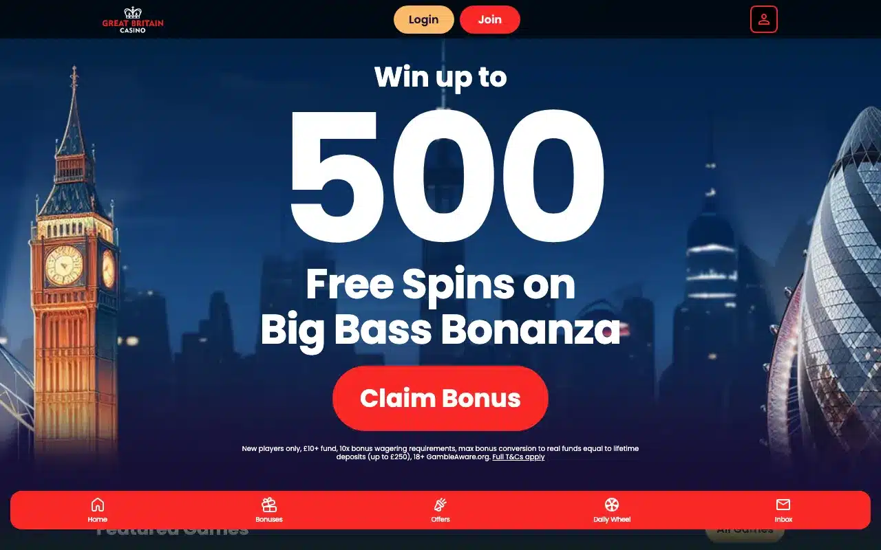 Great Britain Casino screenshot 2026