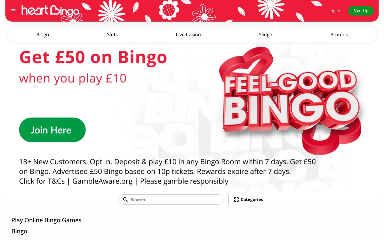 Heart Bingo screenshot 2026