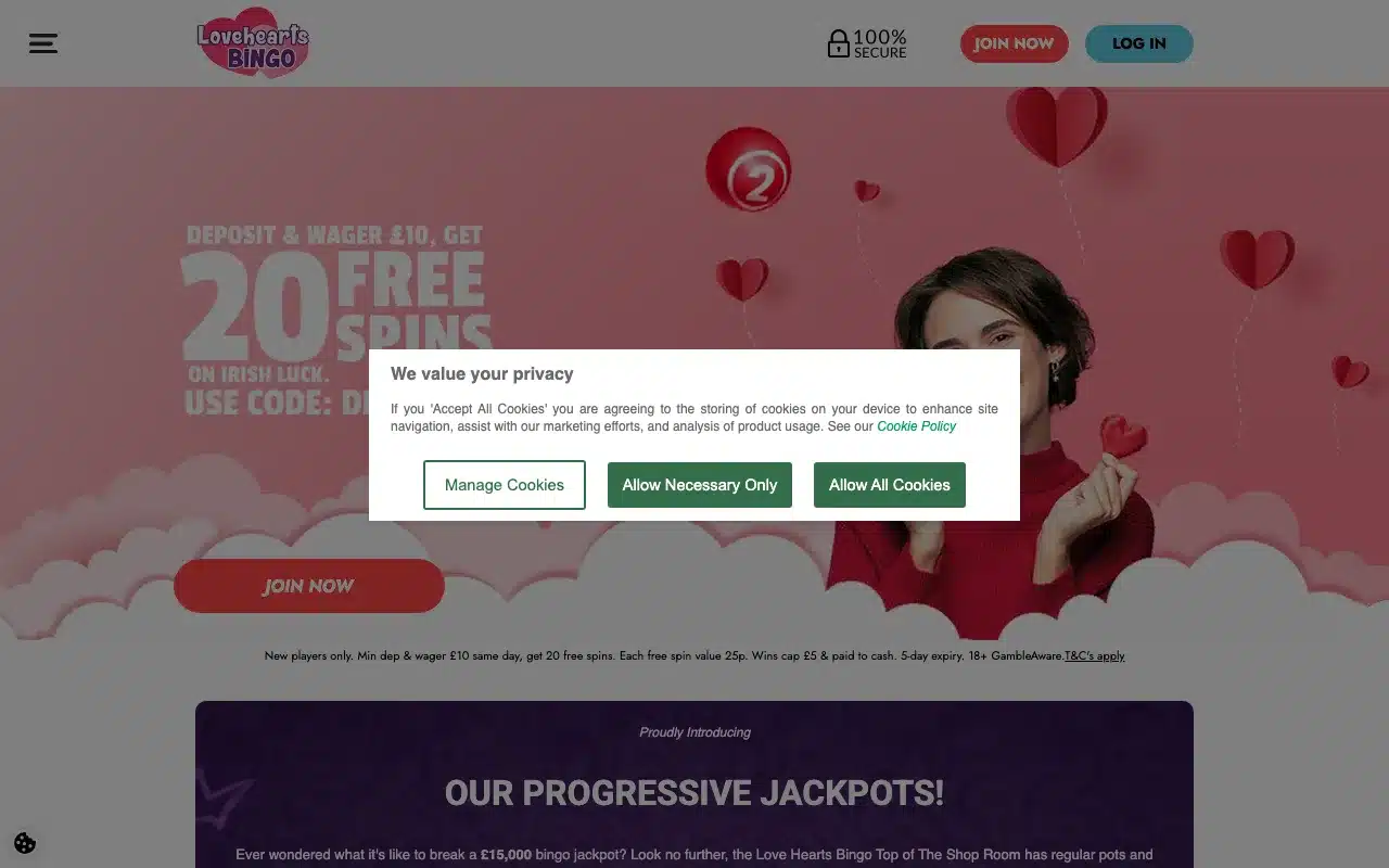 Love Hearts Bingo screenshot 2026