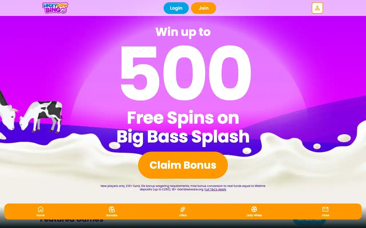 Lucky Cow Bingo screenshot 2026