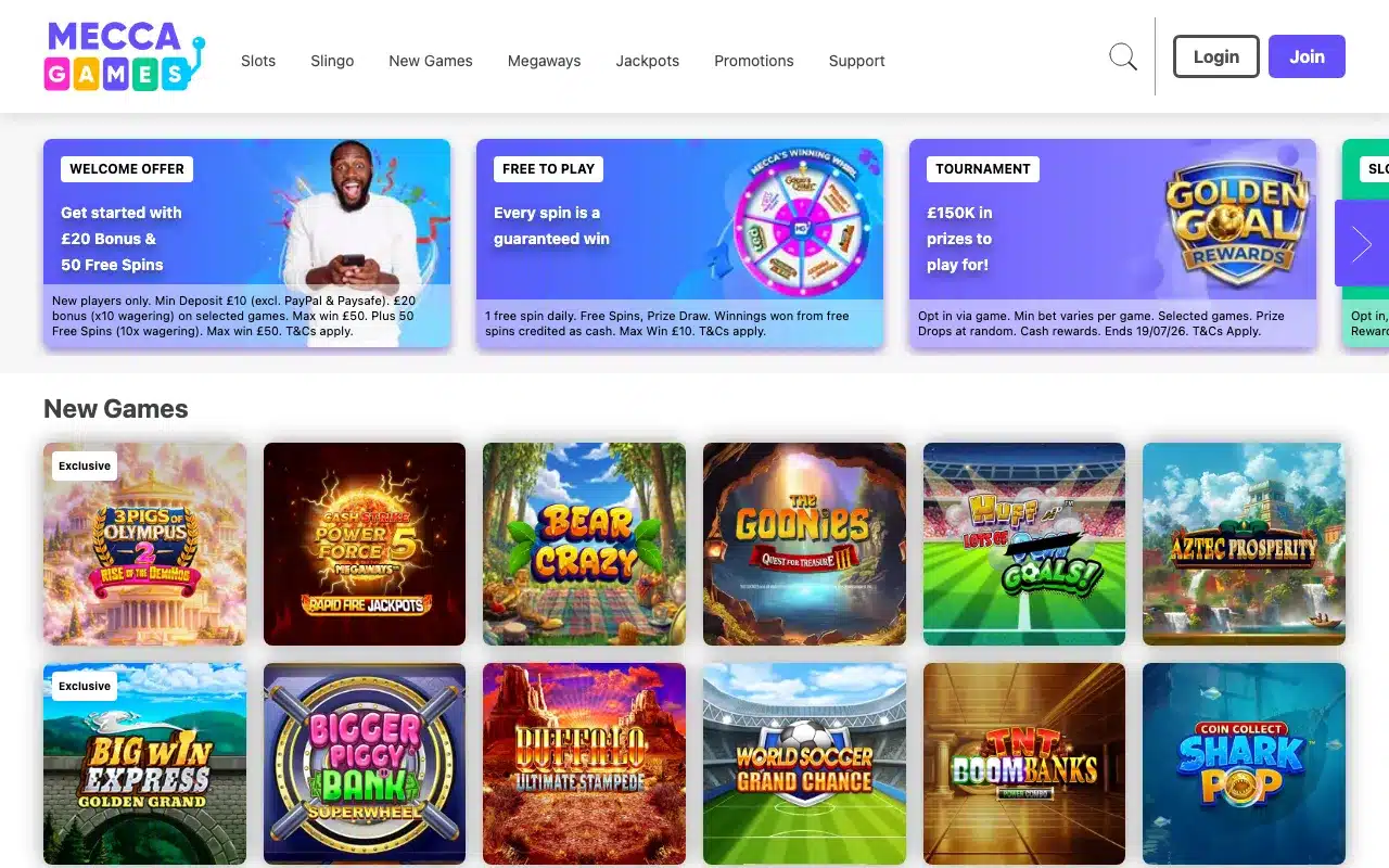 Mecca Games screenshot 2026