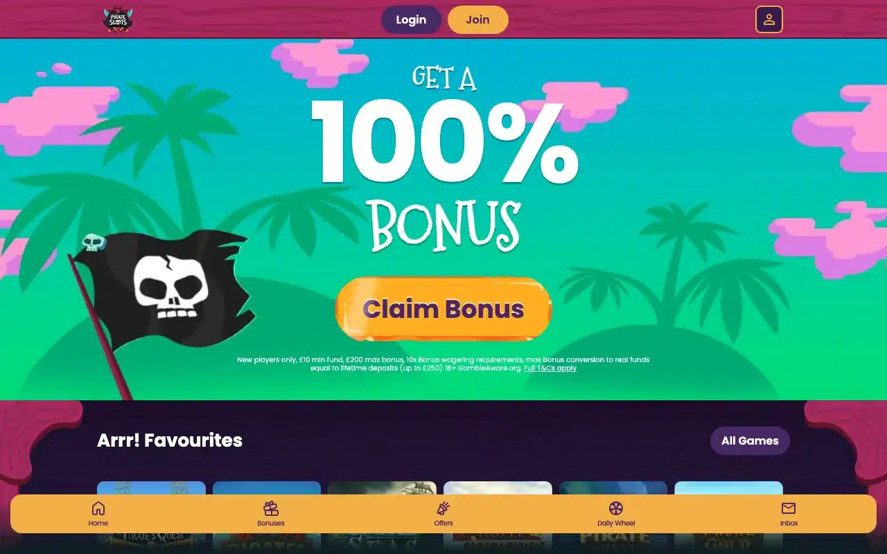 Pirate Slots screenshot 2026