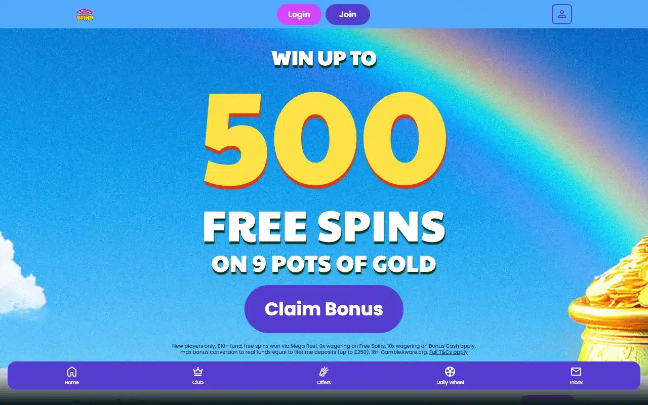 Rainbow Spins screenshot 2026