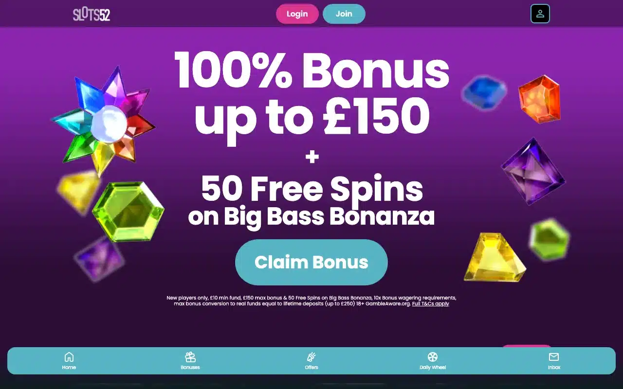 Slots52 screenshot 2026