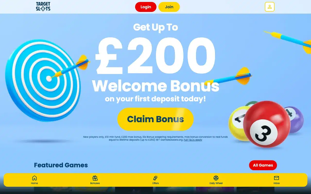 Target Slots screenshot 2026