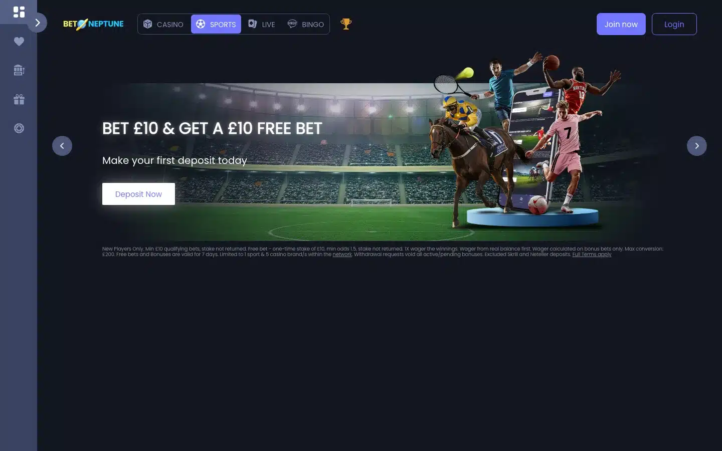 BetNeptune screenshot 2026