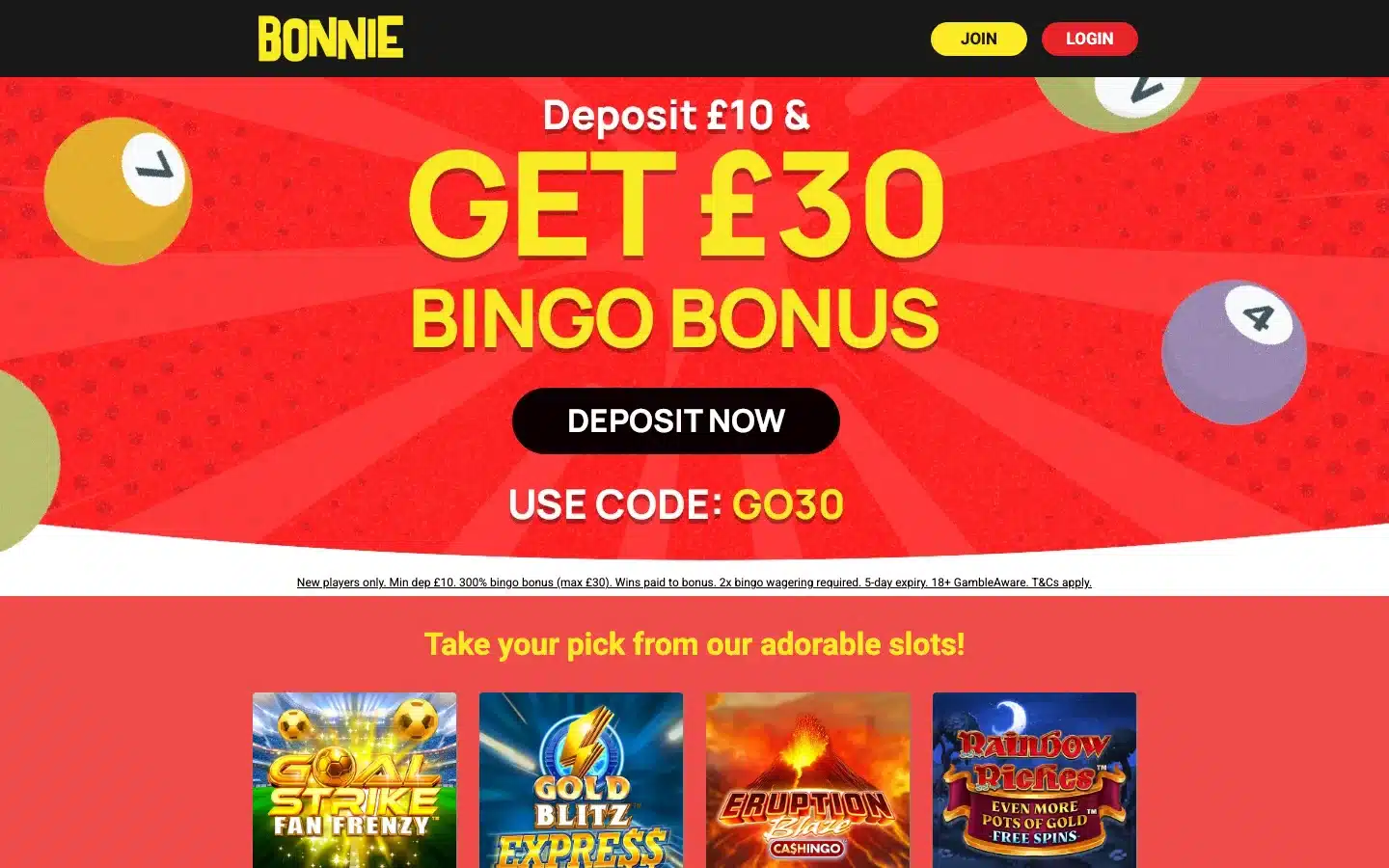 Bonnie Bingo screenshot 2026