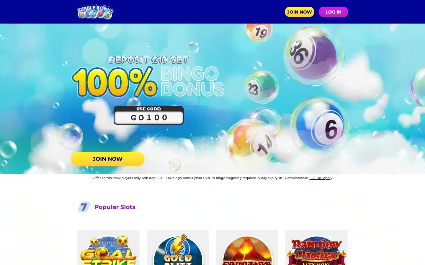 Bubble Bonus Bingo screenshot 2026