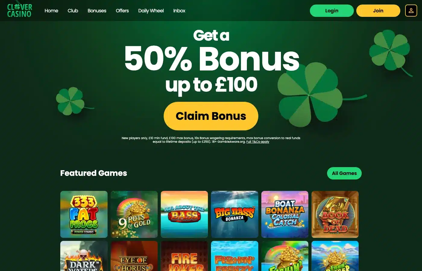 Clover Casino screenshot