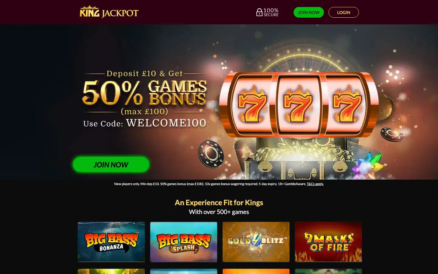 King Jackpot screenshot 2026