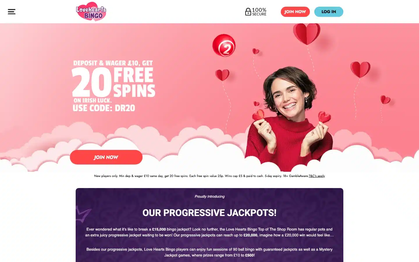Love Hearts Bingo screenshot 2026