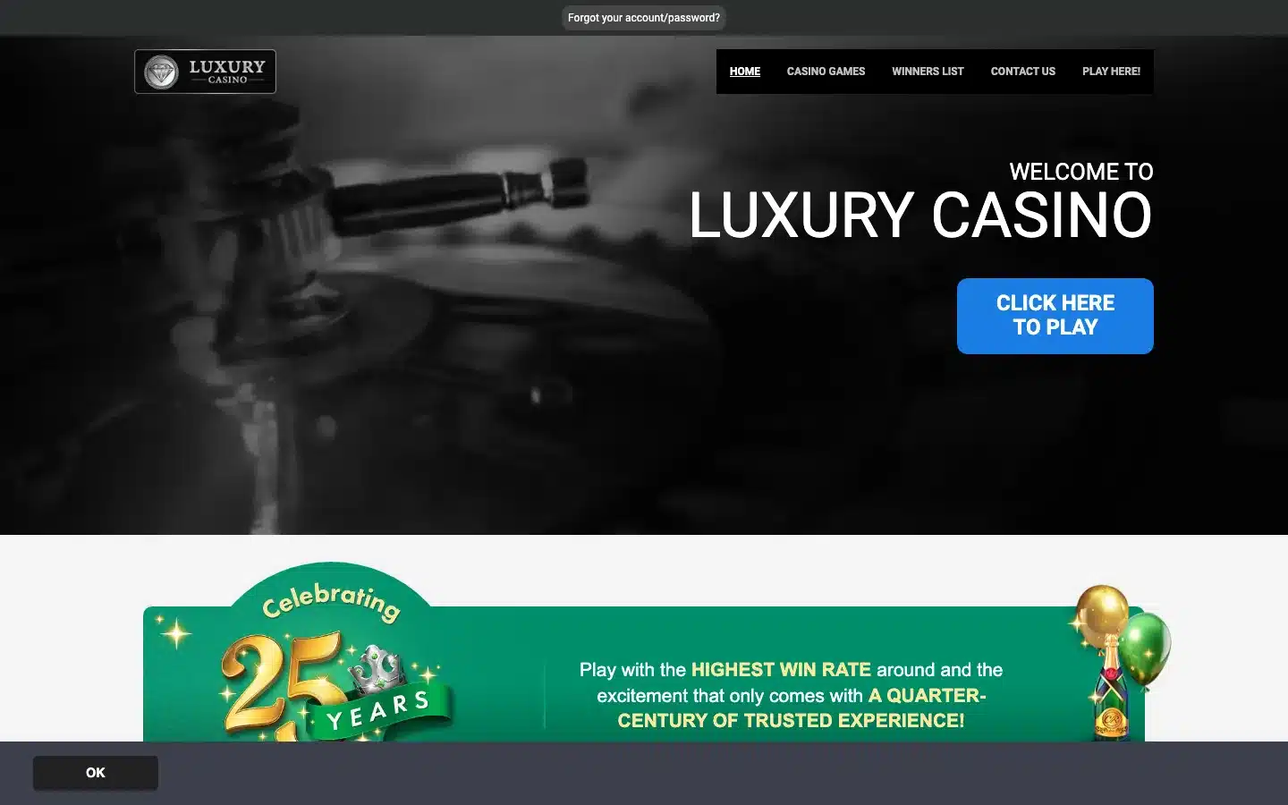 Luxury Casino screenshot