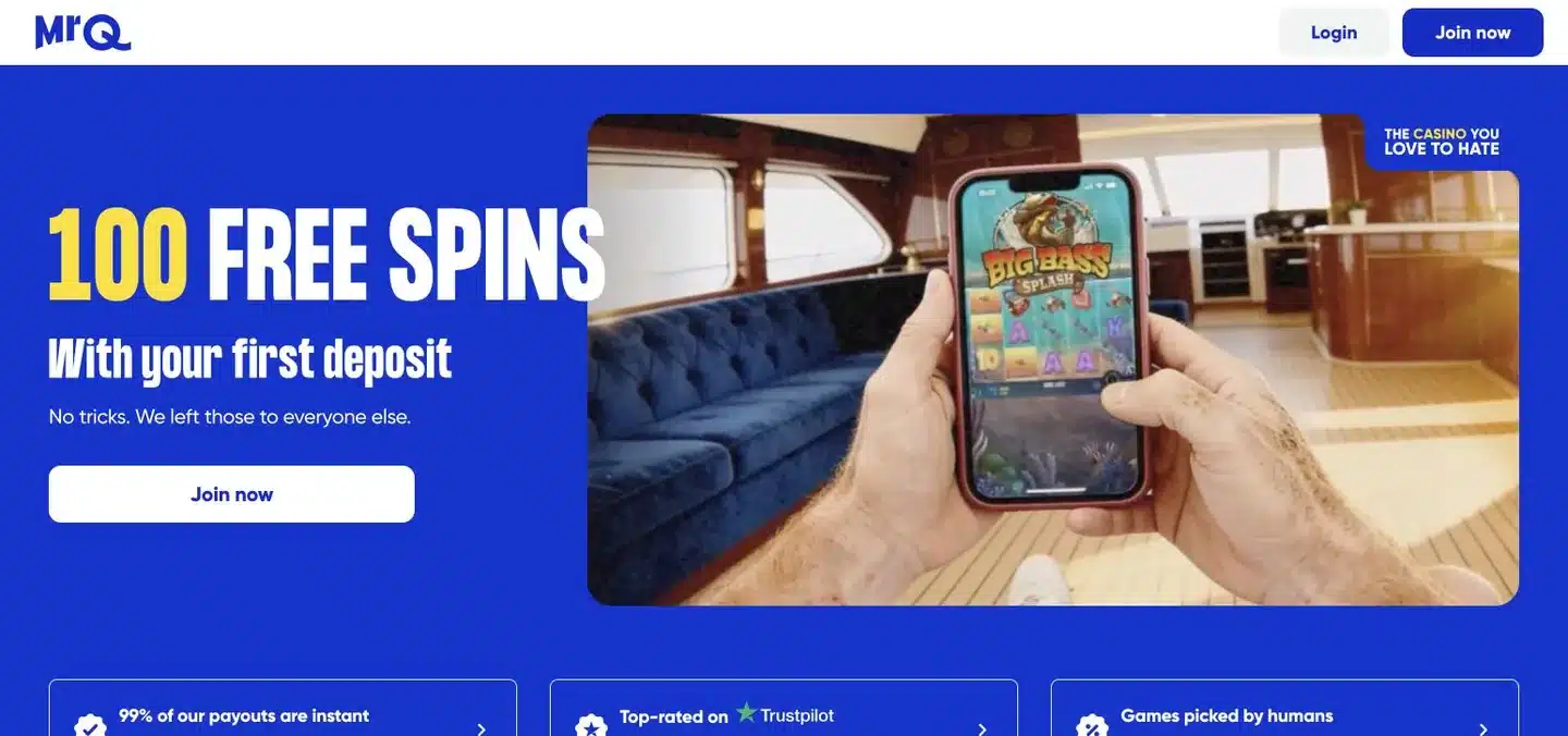 Mr Q Casino screenshot