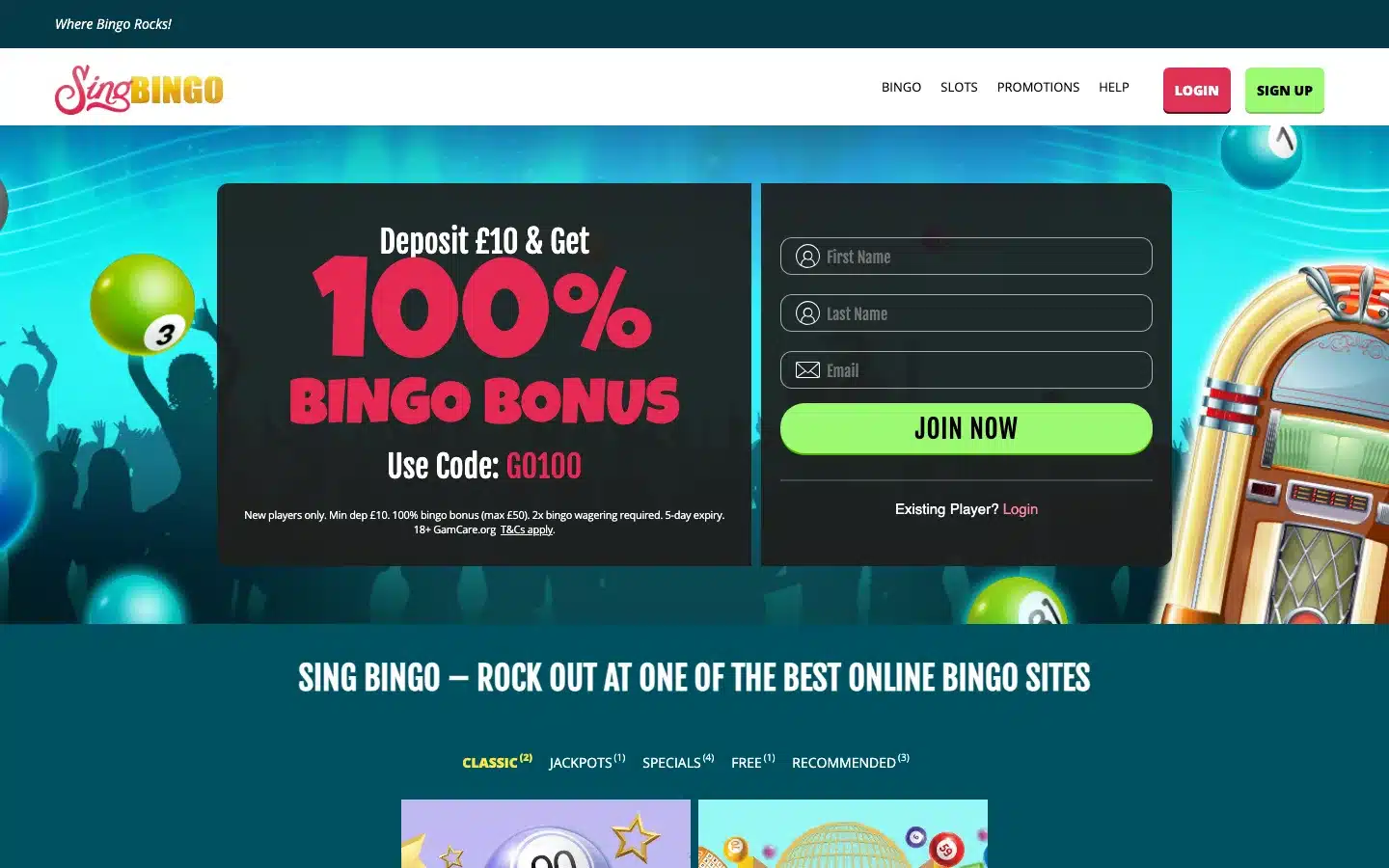 Sing Bingo screenshot 2026