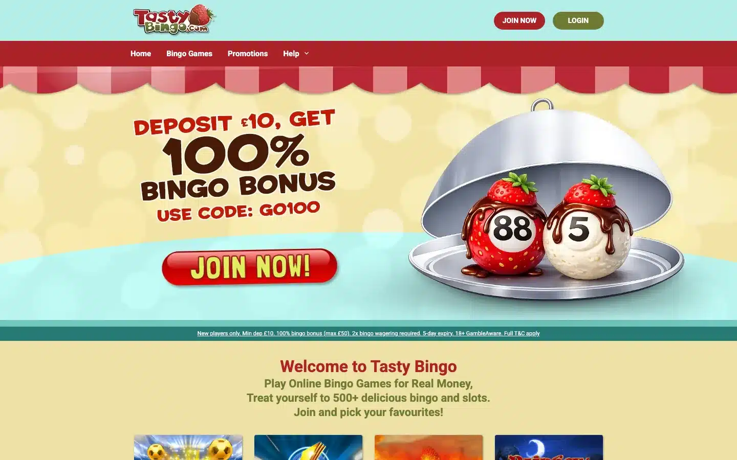 Tasty Bingo screenshot 2026