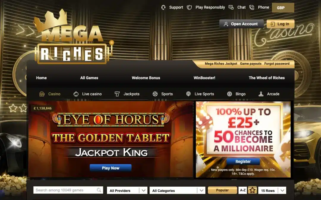 Mega Riches Sister Sites